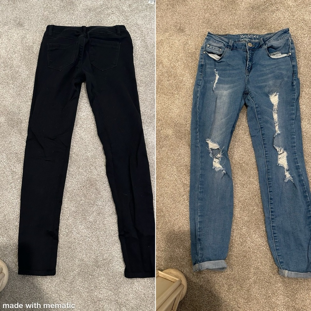 2 pairs jeans /one Resfeber size 6, one Cello Jeans size 5